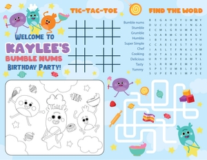 Bumble Nums Place Mat design preview
