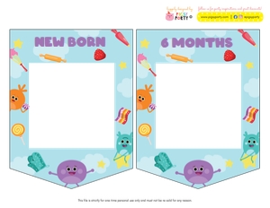 Bumble Nums Birthday Memories Kit design preview