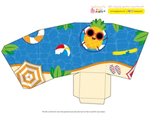 Pool Favor Boxes: Pool Ultimate Bundle Kit