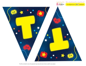 Gamer Boy Banner design preview