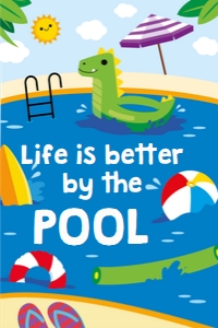 Pool Party Sign Life is Better: Pool Ultimate Bundle Kit