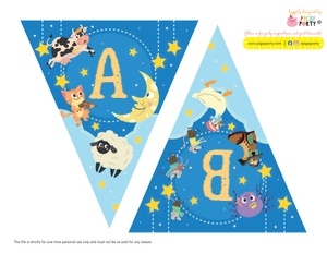 Nursery Rhymes Lullaby Banner: Nursery Rhymes Lullaby Banner