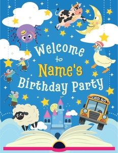Nursery Rhymes Lullaby Welcome Sign design preview