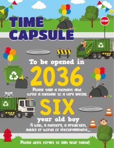 Trash Bash Time Capsule Display: Trash Bash Time Capsule Set