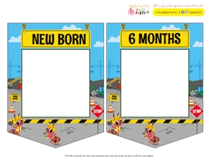 Ants Construction Trucks Photo Banner: Ants Construction Trucks Photo Banner