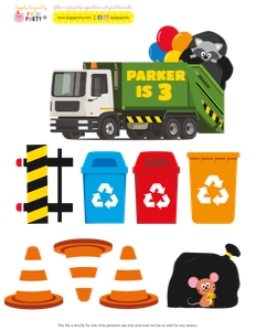 Trash Bash Cake Topper: Trash Bash Ultimate Kit