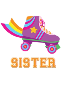 Rollerskating Birthday Shirt Family_sister: Rollerskating Birthday Shirt Family Bundle