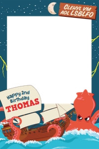 Kraken Photo Booth Frame: Kraken Photo Booth Kit