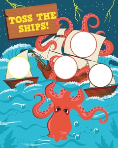 Kraken Toss Game design preview