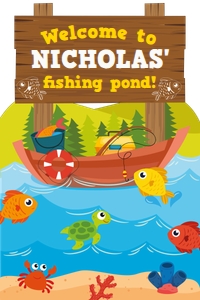 Fishing Yard Sign: Fishing Yard Sign