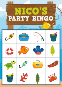 Fishing Bingo: Fishing Games Kit