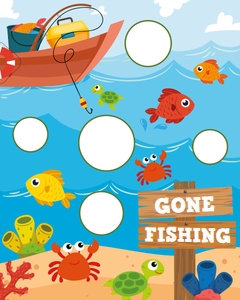 Fishing Toss Game design preview