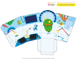 Robots Favor Boxes: Robots Party Decorations Kit