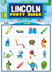 Robots Bingo: Robots Bingo