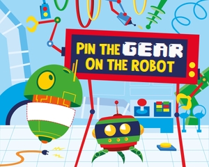 Robots Pin Game design preview