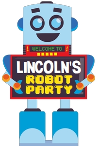 Robots Yard Sign design preview