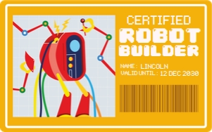 Robots License design preview
