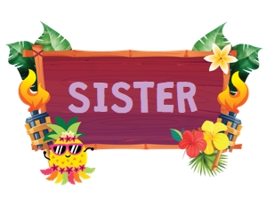 Luau Family Birthday Shirt_Sister: Luau Ultimate Bundle Kit