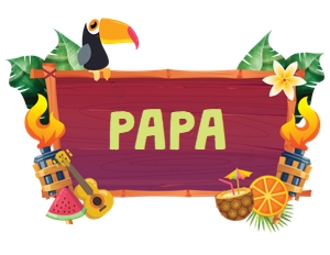 Luau Family Birthday Shirt_Papa: Luau Ultimate Bundle Kit