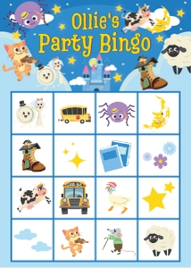 Nursery Rhymes Lullabies Bingo design preview