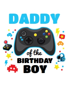 Gamer Family Birthday Shirt_Daddy: Gamer Family Birthday Shirt