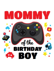 Gamer Family Birthday Shirt_Mommy: Gamer Family Birthday Shirt