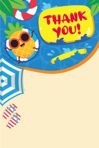 Pool Thank You Card: Pool Ultimate Bundle Kit