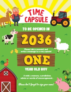 Old MacDonald Farm Time Capsule Display: Old MacDonald Time Capsule