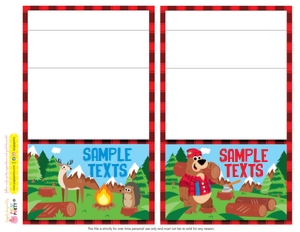 Lumberjack Food Labels design preview
