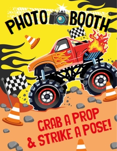 Monster Truck Photo Booth Display: Monster truck Photo Booth Kit