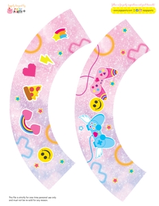 Gamer Girl Cupcake Wrappers: Gamer Girl Party Decorations Kit