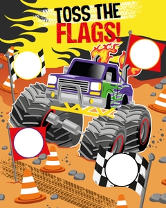 Monster Truck Toss Game design preview