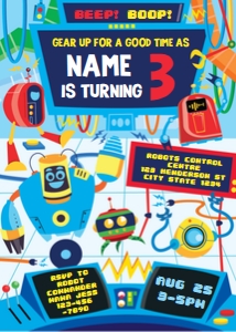 Robots Invitation: Robots Invitation