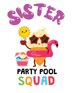 Pool Family Birthday Shirt Sister: Pool Ultimate Bundle Kit