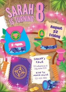 Ridley Jones Party Decorations Kit design preview