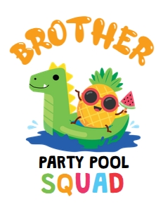 Pool Family Birthday Shirt Brother: Pool Ultimate Bundle Kit