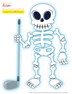 Monster Mini Golf Cut-Outs: Monster Mini Golf Party Decorations Kit