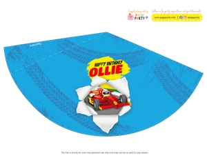 Car Racing Party Hats: Car Racing Party Decorations Kit