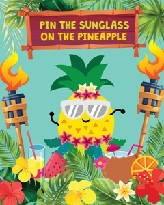 Luau Pin Game in Green: Luau Pin Game Green