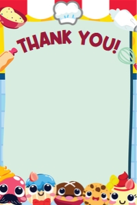 Pat a Cake Thank You Card: Pat a Cake Thank You Card