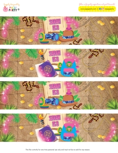 Ridley Jones Bottle Wrappers design preview