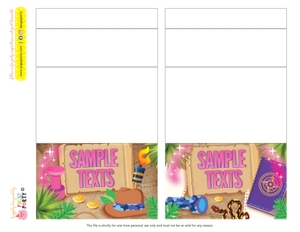 Ridley Jones Food Labels design preview