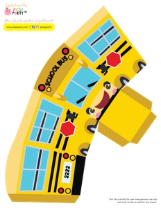 Car Wash Transportation Favor Boxes design preview
