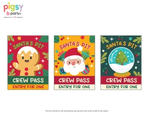 Santa Pit Crew Pass design preview