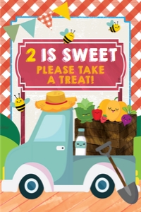 Farmers Market Treats Sign: Farmers Market Party Decorations Kit