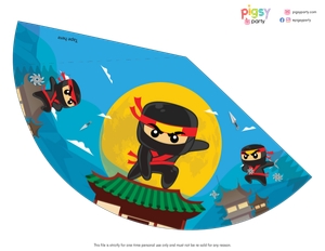 Ninja Party Hats: Ninja Party Decorations Kit