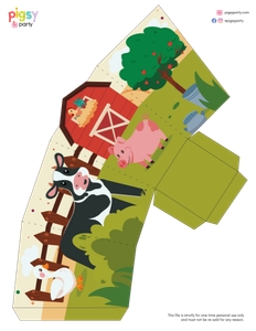 Animal Farm Favor Boxes: Animal Farm Favor Boxes