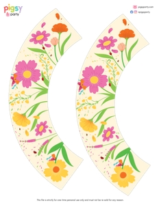 Fairies Garden Cupcake Wrappers: Fairy Garden Cupcake Toppers