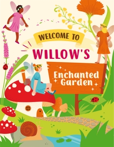 Fairies Garden Welcome Sign: Fairy Garden Party Decorations Kit