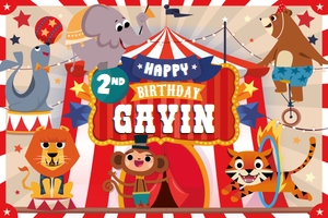 Circus Backdrop design preview